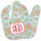 Blue Paisley Baby Bib w/ Monogram