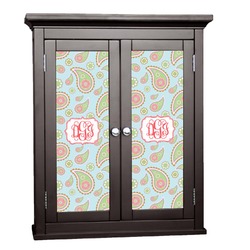 Blue Paisley Cabinet Decal - Small (Personalized)