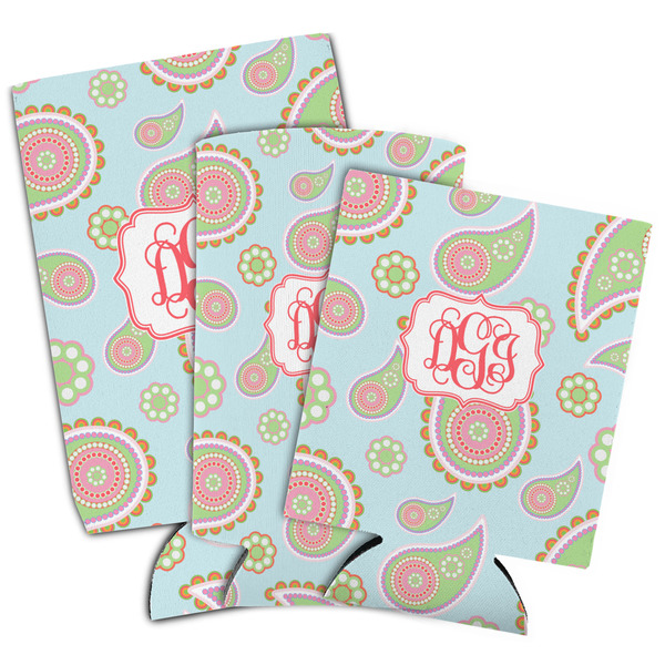 Blue Paisley Can Coolers - PARENT/MAIN