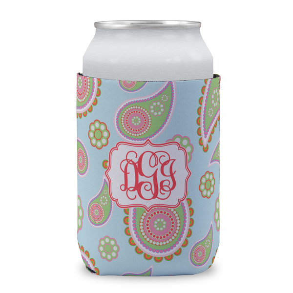 Blue Paisley Can Sleeve