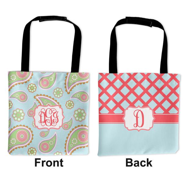 Blue Paisley Car Bag - Apvl