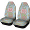 Blue Paisley Car Seat Covers