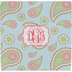 Blue Paisley Ceramic Tile Hot Pad (Personalized)