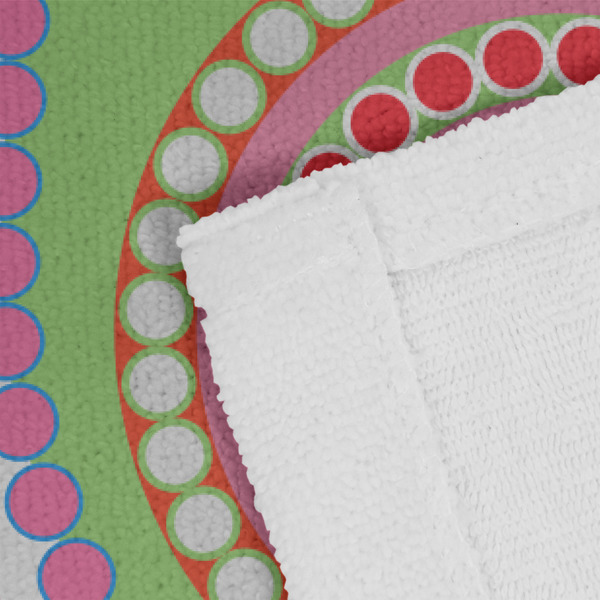 Blue Paisley Close up of Fabric