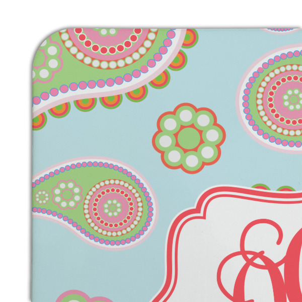 Blue Paisley Coaster Set - DETAIL