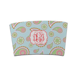 Blue Paisley Coffee Cup Sleeve (Personalized)