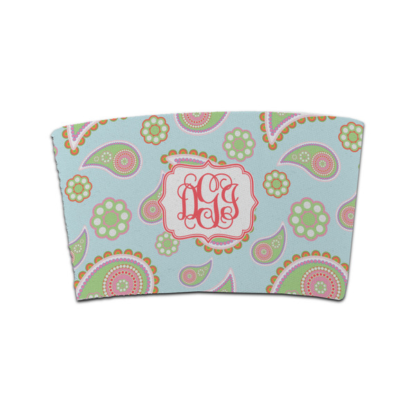 Custom Blue Paisley Coffee Cup Sleeve (Personalized)