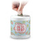 Blue Paisley Coin Bank (Personalized)
