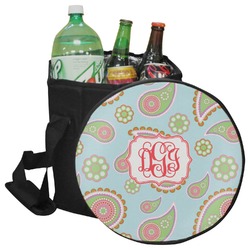 Blue Paisley Collapsible Cooler & Seat (Personalized)