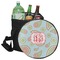 Blue Paisley Collapsible Personalized Cooler & Seat
