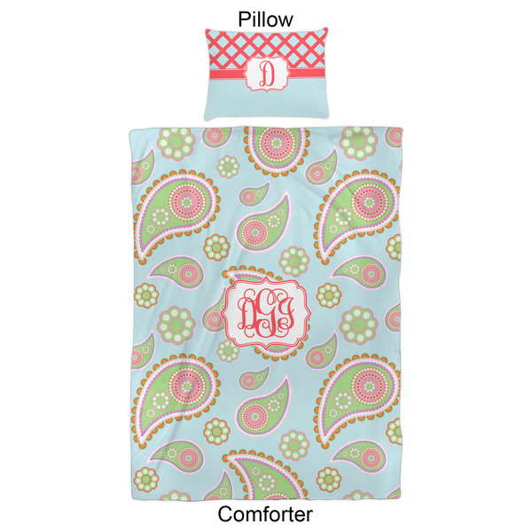 Blue Paisley Comforter Set - Twin XL - Approval