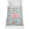 Blue Paisley Comforter - Twin (Personalized)