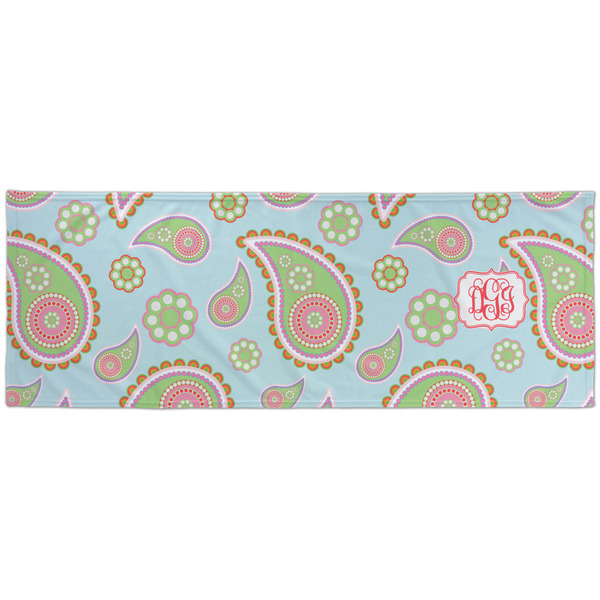Blue Paisley Cooling Towel- Approval