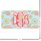 Blue Paisley Custom Shape Iron On Patches - L - APPROVAL