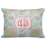 Blue Paisley Decorative Baby Pillowcase - 16"x12" (Personalized)