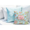 Blue Paisley Decorative Pillow Case - LIFESTYLE 2