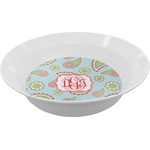 Blue Paisley Melamine Bowl - 12 oz (Personalized)