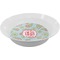 Blue Paisley Melamine Bowl - 12 oz (Personalized)