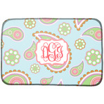 Blue Paisley Dish Drying Mat (Personalized)