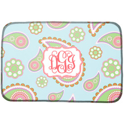 Blue Paisley Dish Drying Mat (Personalized)