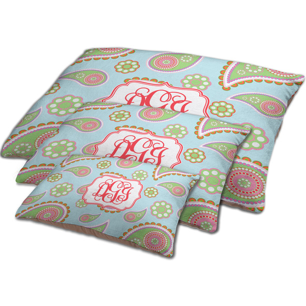 Blue Paisley Dog Beds - MAIN (sm, med, lrg)