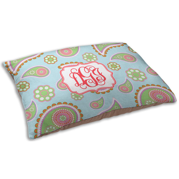 Blue Paisley Dog Beds - SMALL
