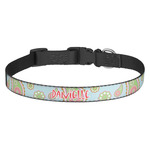 Blue Paisley Dog Collar (Personalized)