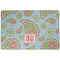 Blue Paisley Dog Food Mat w/ Monogram