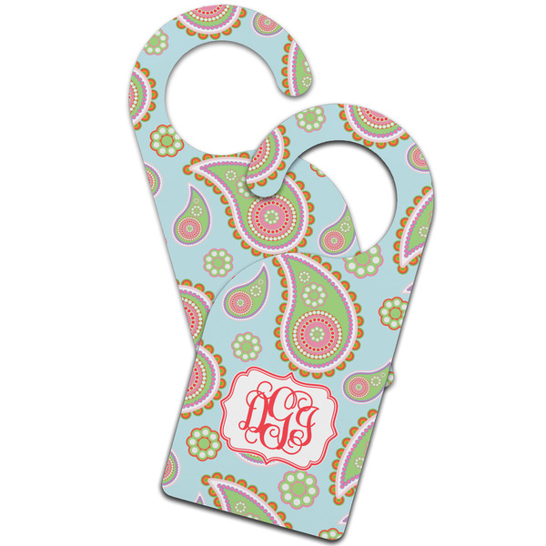 Blue Paisley Door Hanger - MAIN