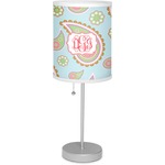 Blue Paisley 7" Drum Lamp with Shade (Personalized)