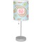 Blue Paisley Lamp with Drum Shade (Personalized)