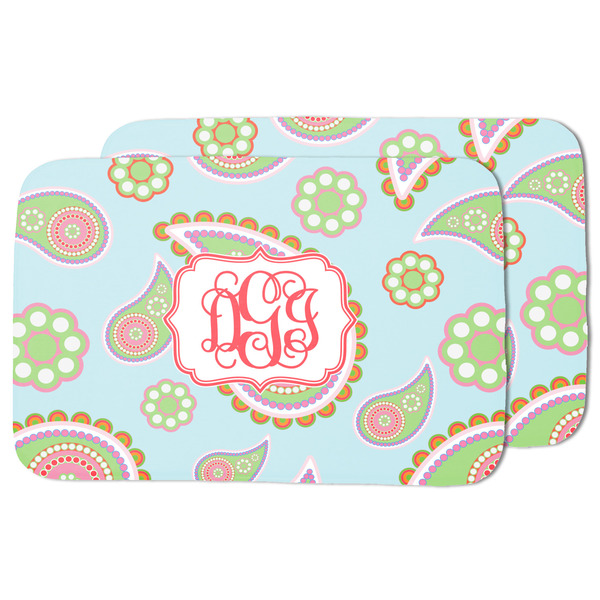Blue Paisley Drying Dish Mat - MAIN