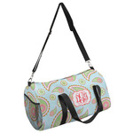 Blue Paisley Duffel Bag - Large (Personalized)