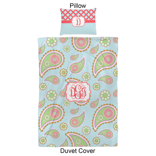 Blue Paisley Duvet Cover Set - Twin XL - Approval