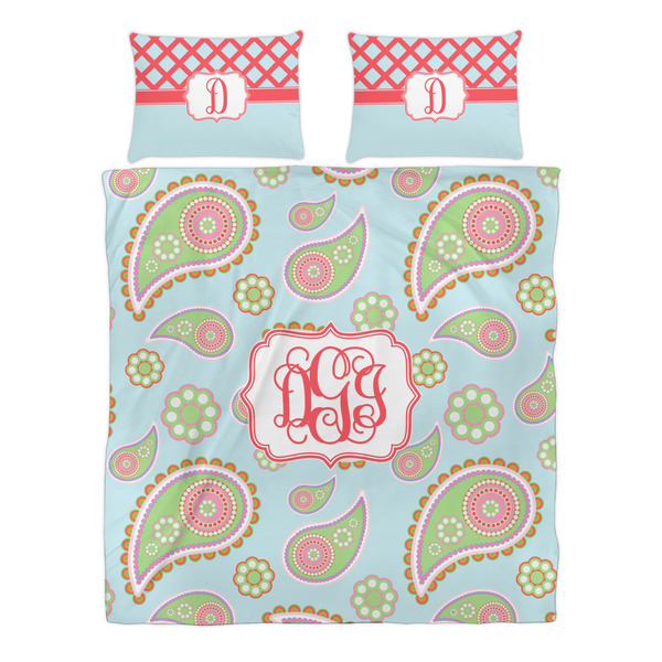 Blue Paisley Duvet cover Set - Queen - Alt Approval