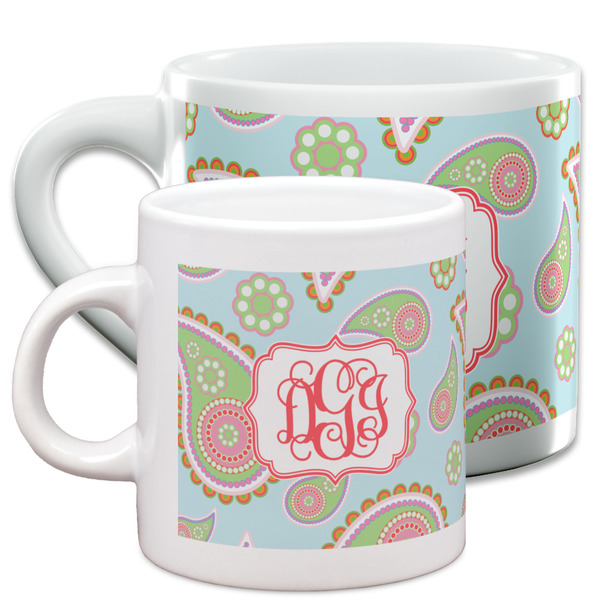 Blue Paisley Espresso Mugs - Main Parent