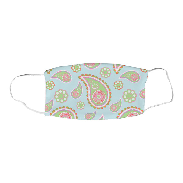 Blue Paisley Fabric Face Mask