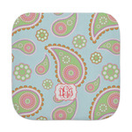 Blue Paisley Face Towel (Personalized)