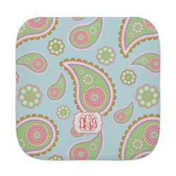 Blue Paisley Face Towel (Personalized)