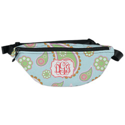 Blue Paisley Fanny Pack - Classic Style (Personalized)
