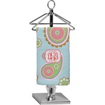 Blue Paisley Finger Tip Towel - Full Print (Personalized)