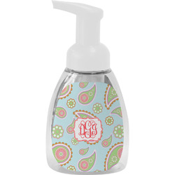 Blue Paisley Foam Soap Bottle (Personalized)