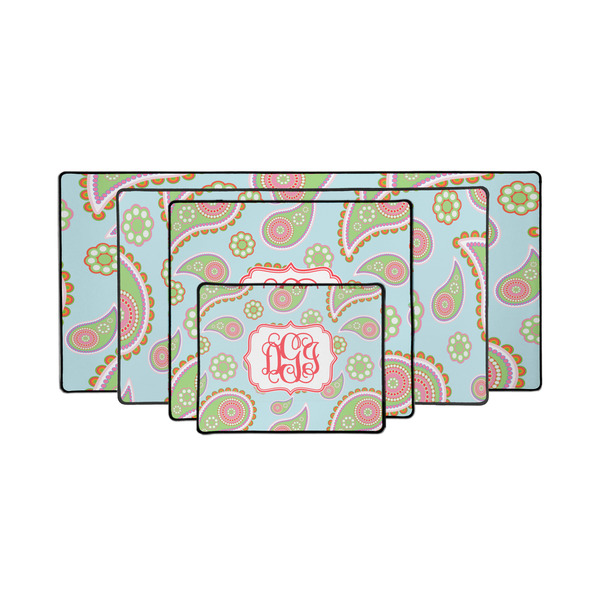 Blue Paisley Gaming Mats - PARENT/MAIN