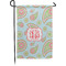 Blue Paisley Small Garden Flag - Single Sided w/ Monograms