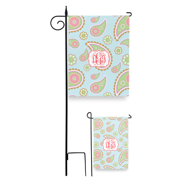 Blue Paisley Garden Flag - PARENT/MAIN