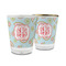Blue Paisley Glass Shot Glass - 1.5 oz (Personalized)