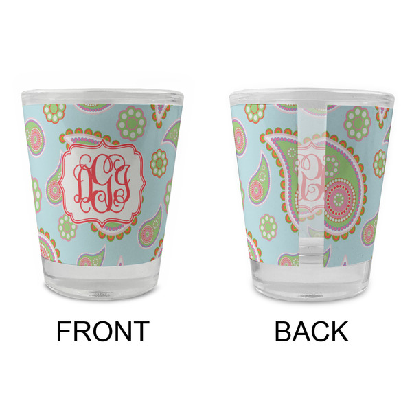 Blue Paisley Glass Shot Glass - Standard - APPROVAL