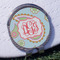 Blue Paisley Golf Ball Marker - Hat Clip