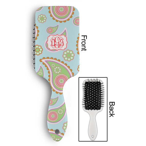 Blue Paisley Hair Brush - Approval