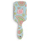 Blue Paisley Hair Brush - Front View